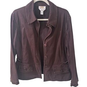 Talbots Dark Brown Casual Blazer